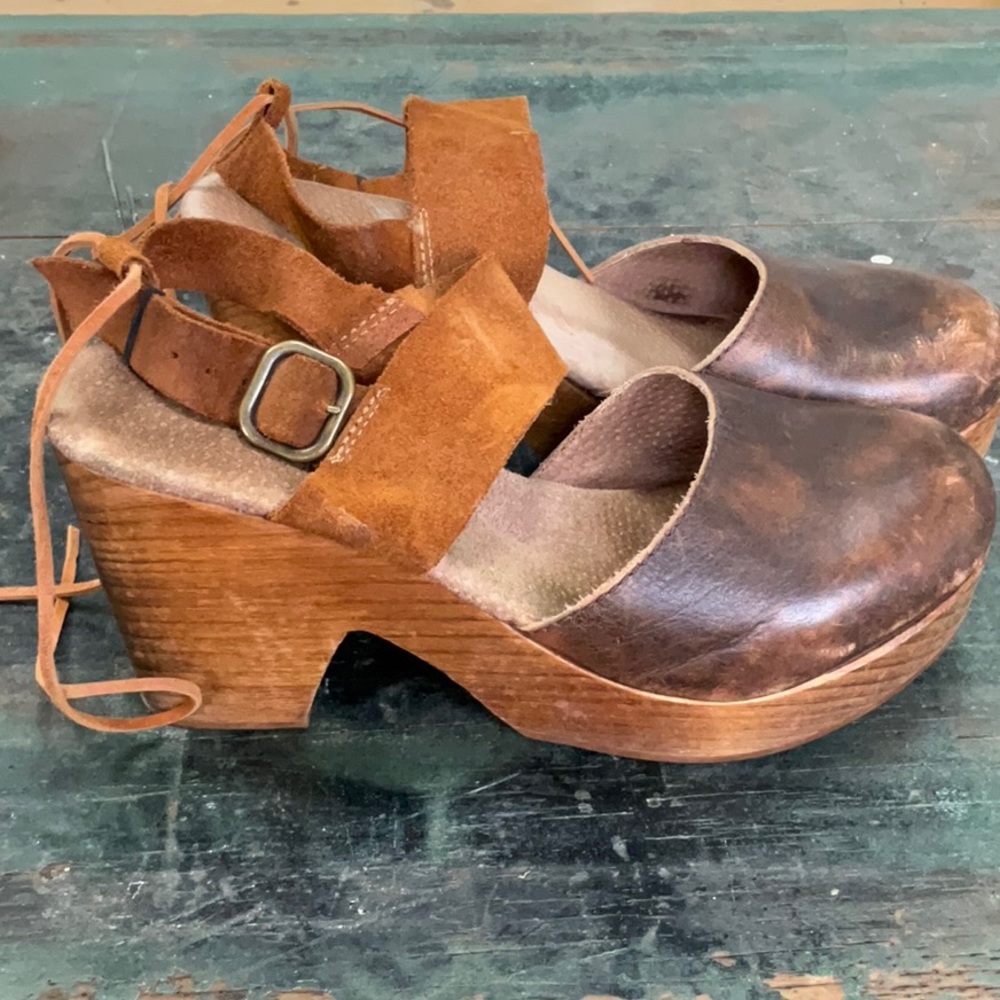 Free people Belmont leather clog